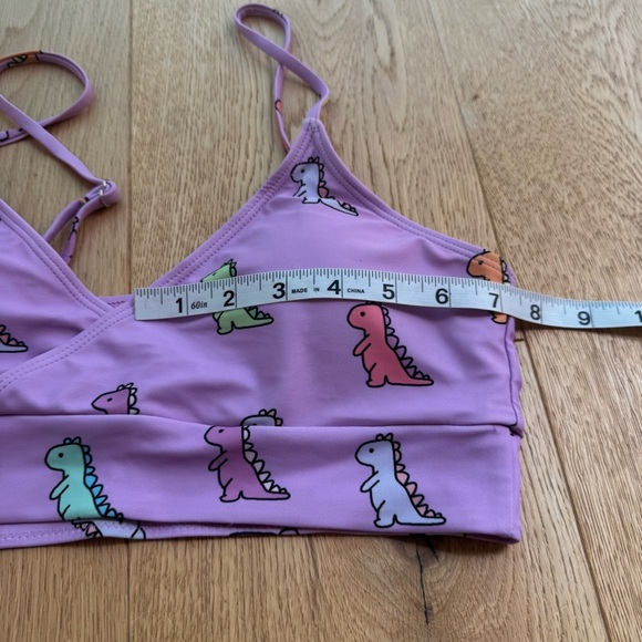 NEW ROMWE Cartoon Dino Print High Waist Bikini - S & M - Picture 9 of 13